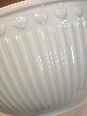 Alternative view of Porcelanasta posodica LOVE v pastel modri barvi S 11×6,5 cm Isabelle Rose - Z NAPAKO