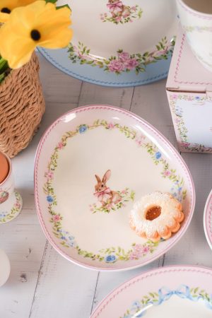 Porcelanasti servirni krožnik Easter Joy 20,3 cm Isabelle Rose