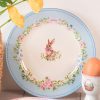 Porcelanasti desertni krožnik Easter Joy v modri barvi 19 cm Isabelle Rose