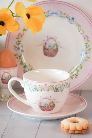 Alternative view of Porcelanasta skodelica s krožnikom Easter Joy 250 ml Isabelle Rose