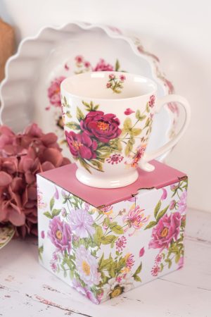 Alternative view of Porcelanasta skodelica Peony Bouquet 430 ml Isabelle Rose