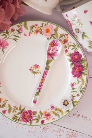Porcelanasta žlička Peony 13 cm Isabelle Rose