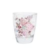 Steklen kozarec s potiskom Flora 260 ml Isabelle Rose