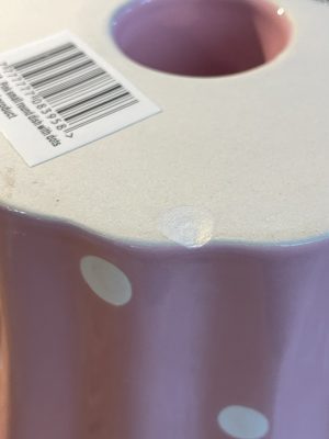 Alternative view of Keramična mala potičnica v roza barvi Isabelle Rose – OKRUŠENA