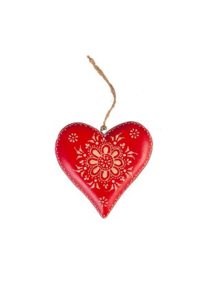 Leseno srce L 12x12 cm Isabelle Rose