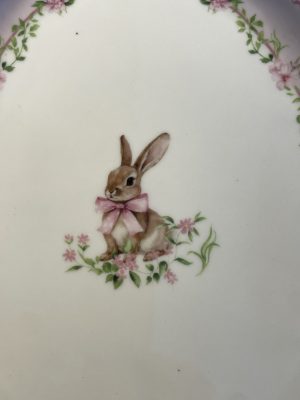 Alternative view of Porcelanasti servirni krožnik Easter Joy 20,3 cm Isabelle Rose - Z NAPAKO