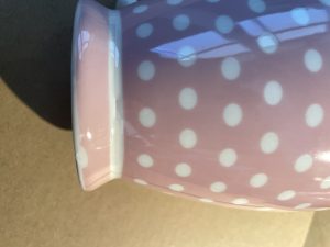 Alternative view of Porcelanasta skodelica Polka dot v roza barvi 430 ml Isabelle Rose - OKRUŠENA