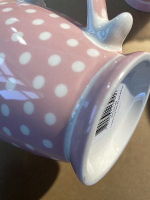 Alternative view of Porcelanasta skodelica Polka dot v roza barvi 430 ml Isabelle Rose – Z NAPAKO